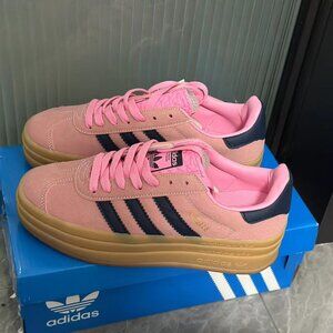 💖 Adidas Gazelle Bold Pink Glow 💙